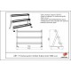 AR111 Гантельная стойка 3-ярусная 1500мм